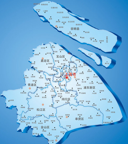 上海市大学地图分布图